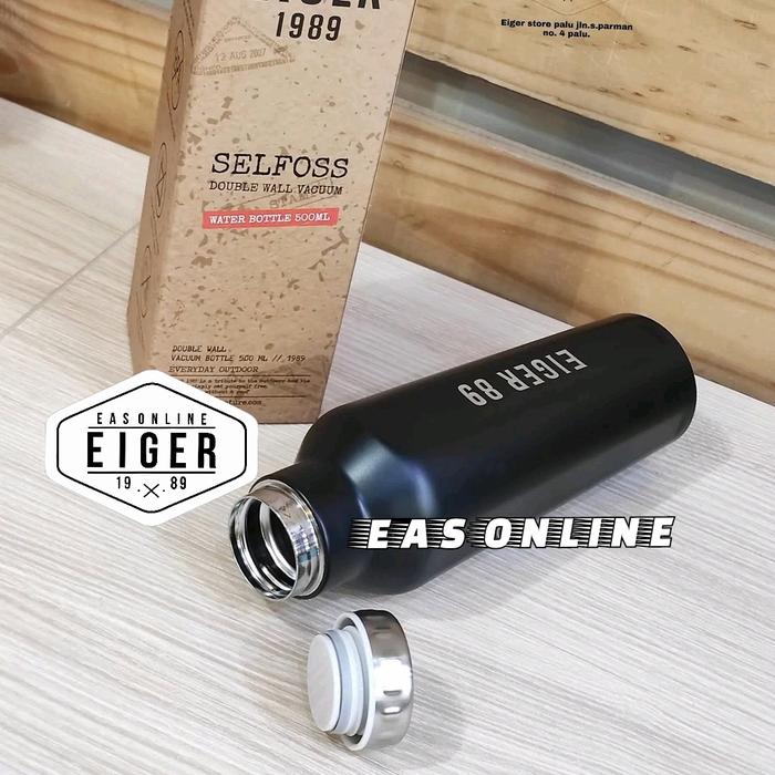 Gambar Botol Minum Eiger Selfoss bottle 500 ML Art.5774 - Hitam dari EAS ONLINE undefined Tokopedia