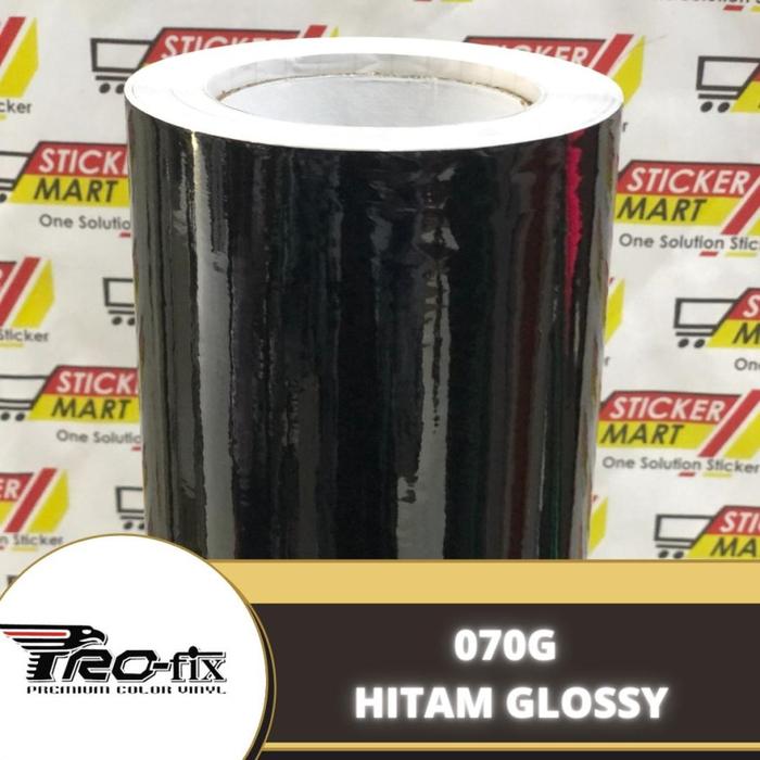 Gambar Sticker wrapping cutting decal aquarium hitam merah kuning doff glossy - hitam glossy dari Stickermart undefined Tokopedia