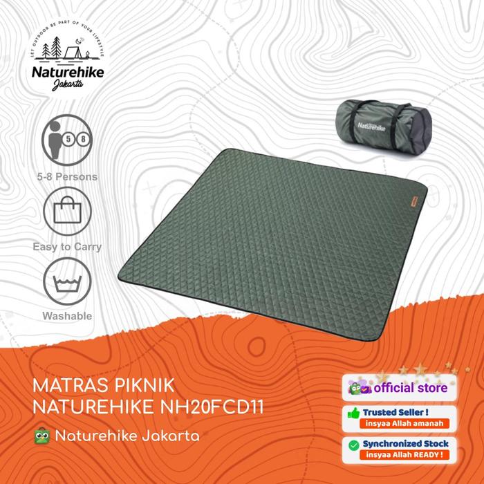 Gambar MATRAS PIKNIK NATUREHIKE NH20FCD11 ALAS TIKAR CAMPING OUTDOOR MOTIF - 145 X 180 CM dari Naturehike Jakarta undefined Tokopedia