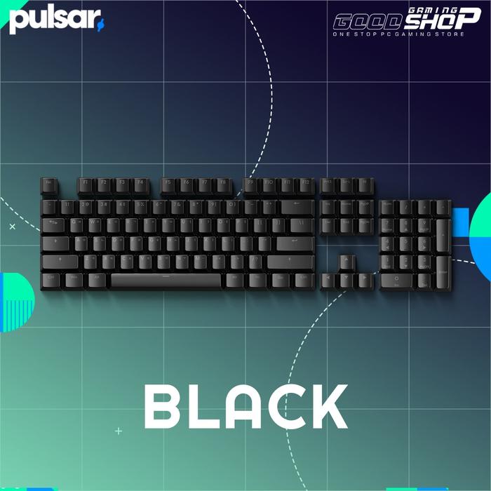 Gambar Pulsar Basic KR ANSI - ABS Doubleshot - Keycaps (104 Set US KR) - Black dari GOODGAMINGSHOP undefined Tokopedia