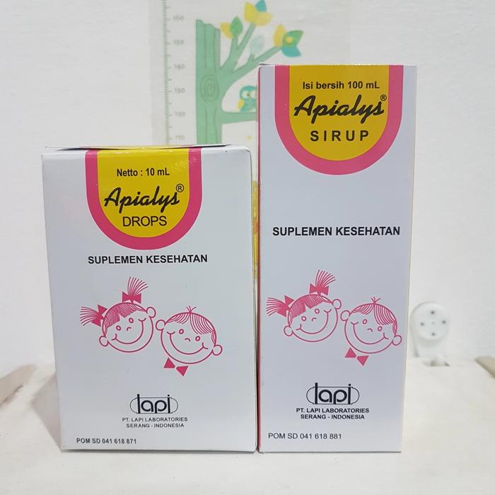 Gambar APIALYS SIRUP 100 ML - APIALYS BABY DROP 10 ML MULTIVITAMIN ANAK - drop untuk bayi dari Apotek Sahabat Jaya-Purwokerto undefined Tokopedia