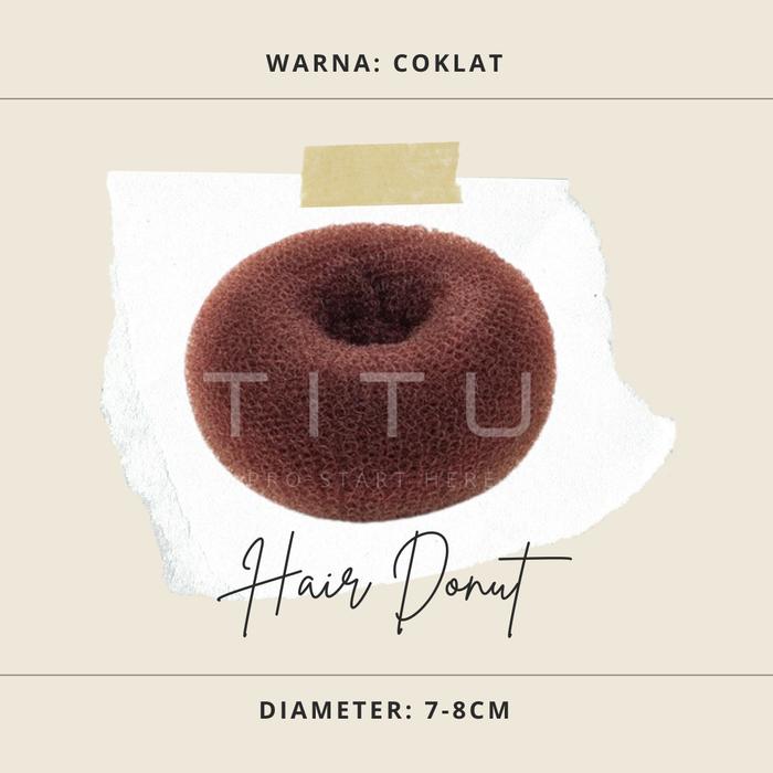 Gambar Sumpelan Rambut Bun - Cokelat dari Titupro undefined Tokopedia