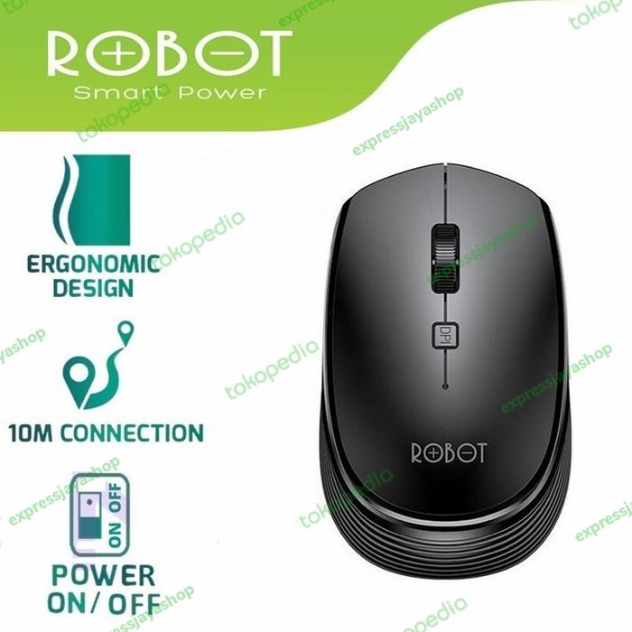 Gambar mouse wireless robot m205 original dari expressjayashop Batam undefined Tokopedia