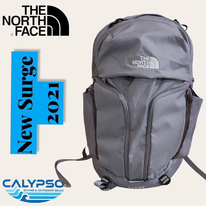 Gambar The North Face Surge Backpack / Daypack ORIGINAL - GREY dari Calypso Gear undefined Tokopedia