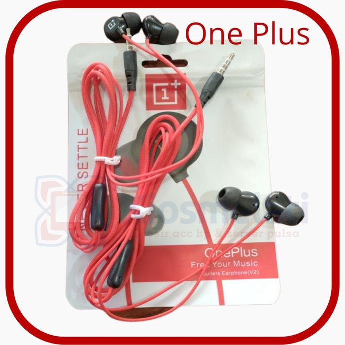 Gambar HEADSET Murah OnePlus+Mic/Headset REALME R24 SUPER BASS STEREO - oneplus+mic dari Kiosmelati undefined Tokopedia