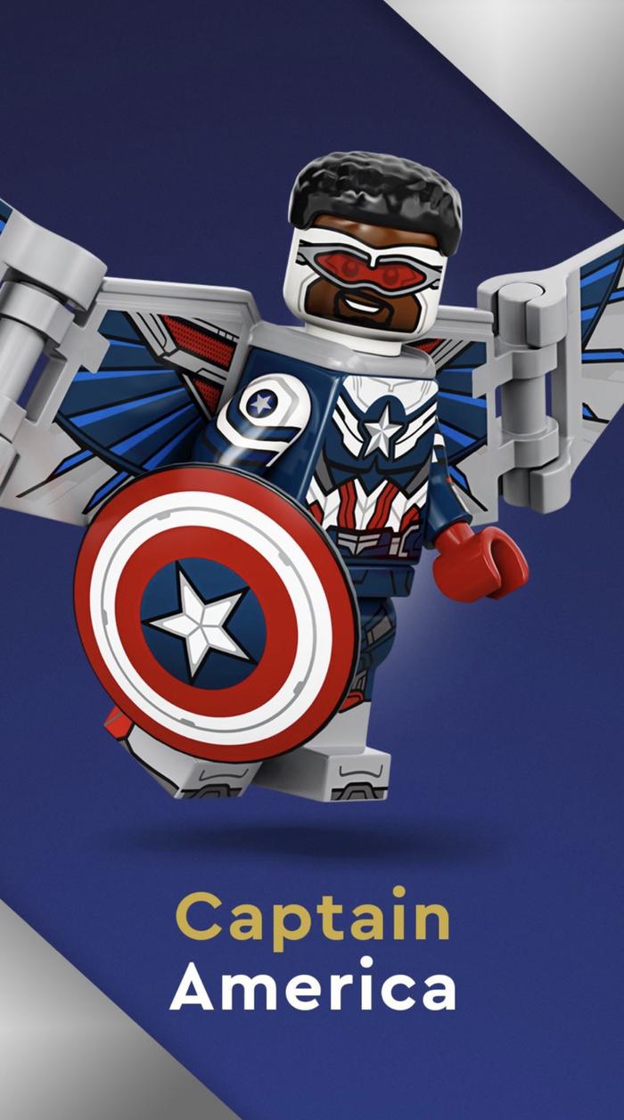 Jual LEGO 71031 Minifigures Sam Wilson Captain America Marvel