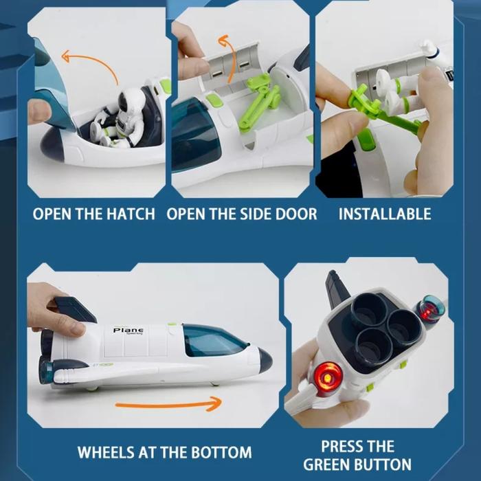 Jual Mainan Edukasi Anak Sains Pesawat Luar Angkasa Aircraft Space