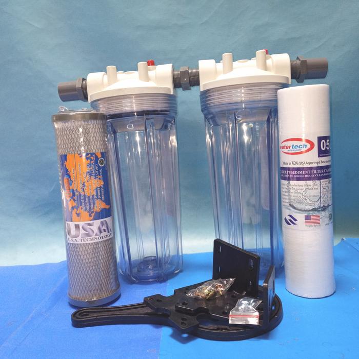 Gambar paket 2 housing 10" - paket 2Hos 4pp dari Tirtafilt_NEW undefined Tokopedia