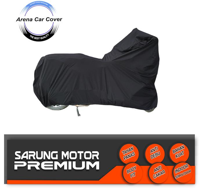 Gambar sarung motor royal enfield - Hitam dari ARENA COVER MOBIL DAN MOTOR undefined Tokopedia
