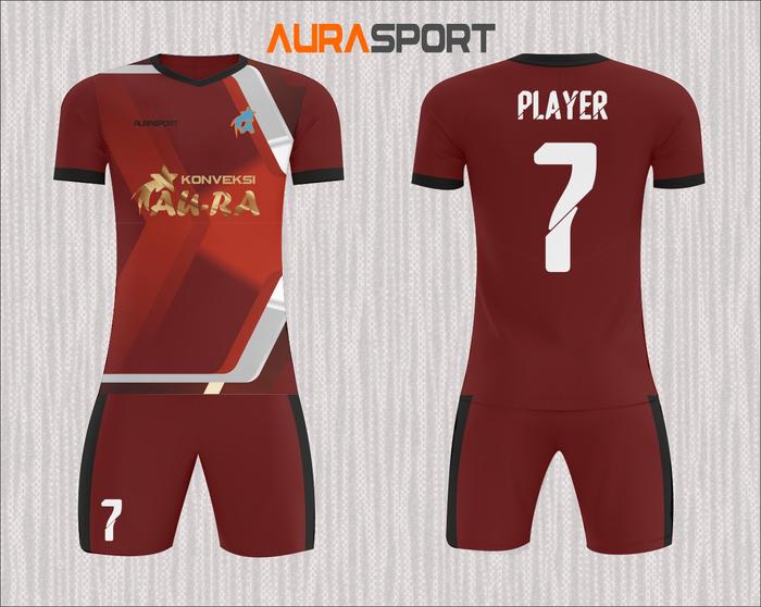 Gambar JERSEY BOLA BAJU KAOS SETELAN FUTSAL CUSTOM DESAIN - Motif Futsal 38, L dari Aura Sport Konveksi undefined 3 Tokopedia