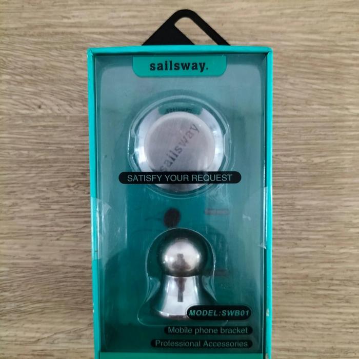 Gambar mobile phone bracket holder merk sailsway model swb01 original - silver dari Mates Shop undefined Tokopedia