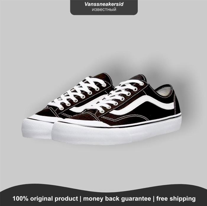 Jual VANS STYLE36 DECON SF BLACK/WHITE ORIGINAL Kota