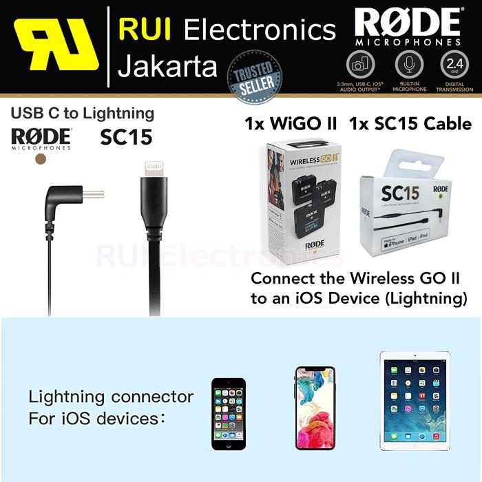Rode Wireless Go Ii Rode Mic To Iphone Adapter Jual RODE Wireless