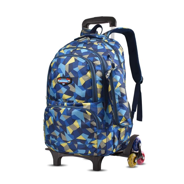 Gambar POLO TRANDS Tas Ransel Sekolah Anak + Trolly 19L 36214 Gratis Pouch - Blue dari Polo Trands undefined Tokopedia