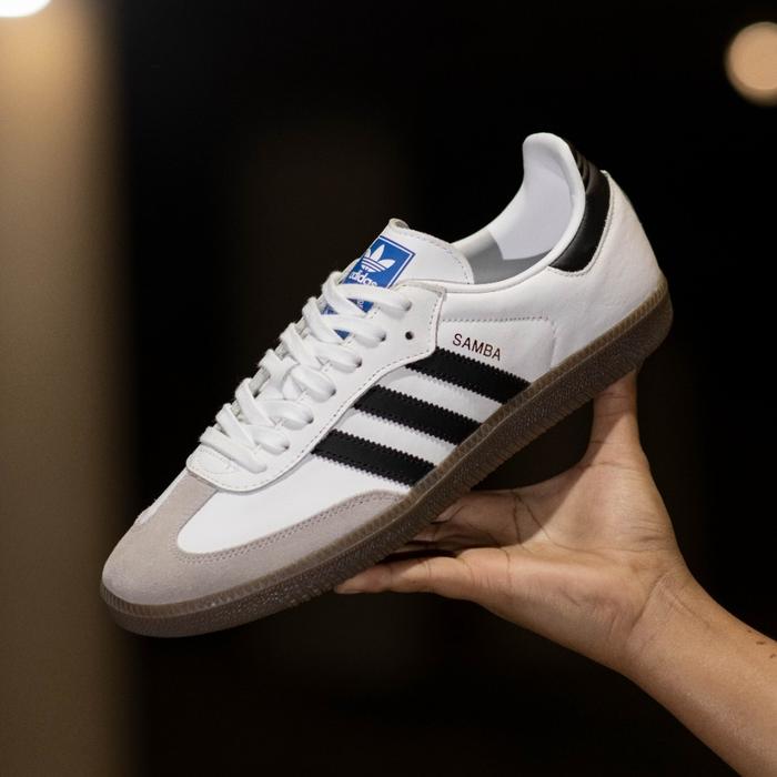adidas gazelle silver green womens adidas Samba OG Grade School Lifestyle Shoes Cloud White Blue Gum JP5482 –  Shoe Palace main image 0