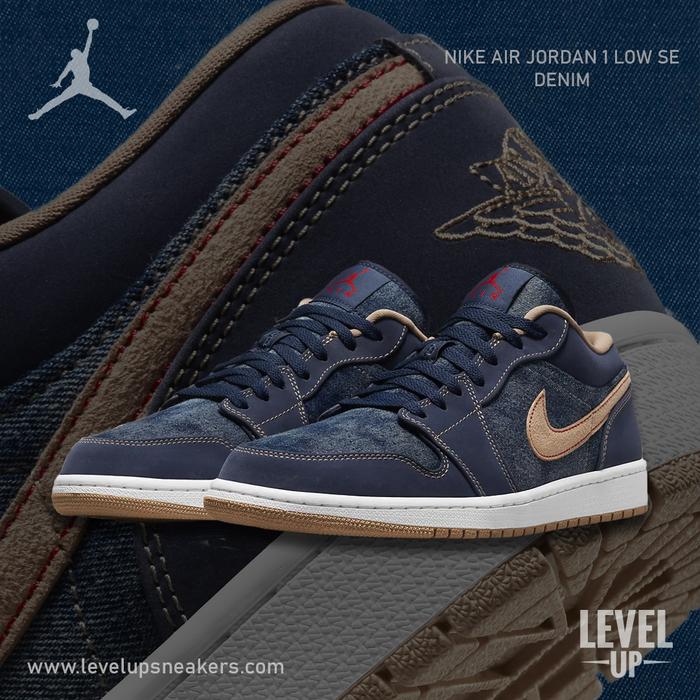 Promo Nike Air Jordan 1 Low SE Denim 100% Authentic - 41 - Jakarta Utara -  Level Up Sneakers | Tokopedia