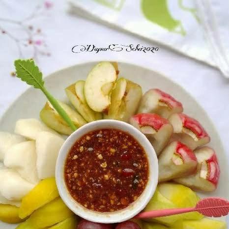 Gambar Rujak Coel Rujak Colek Rujak Buah Segar dari Husnuzan Mart undefined Tokopedia