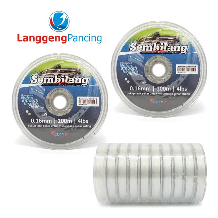 Gambar Senar Anti Keriting Curve Sembilang Monofilament - 0.16 dari Toko Langgeng Pancing undefined Tokopedia