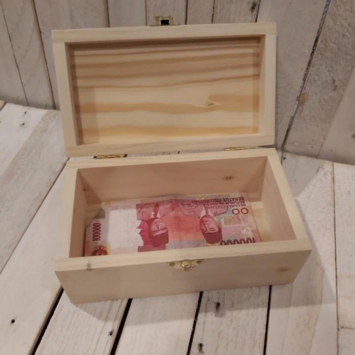 Gambar Kotak kayu peti - kotak polos dari Rumahbaguscraft1 undefined Tokopedia