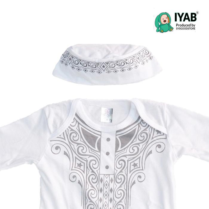 Gambar Baju Bayi Jumper Bayi Laki Laki Koko Aqiqah Lengan Panjang IYAB - Grey, M dari IYAB Official Shop undefined Tokopedia