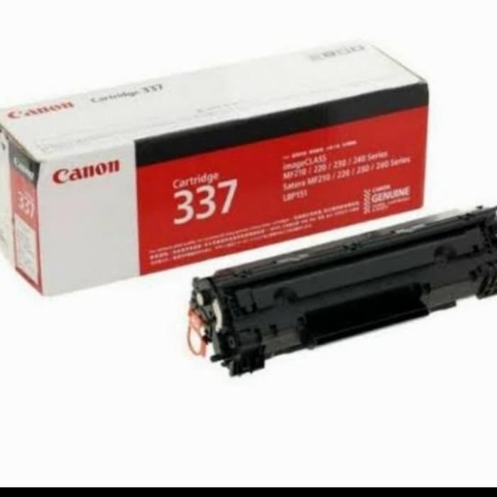 Gambar TONER CANON 337 BLACK ORIGINAL MF210 220 230 240 SERIES - Hitam dari PT. TONER INDONESIA undefined Tokopedia
