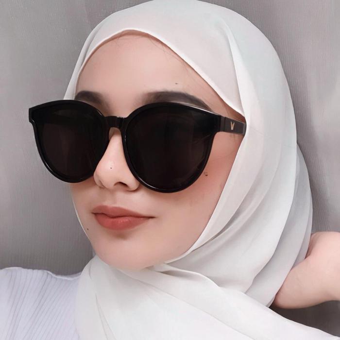Gambar Kacamata Sabila Korean Design Retro Sunglasses Hitam dari SAYNADA.ID undefined Tokopedia