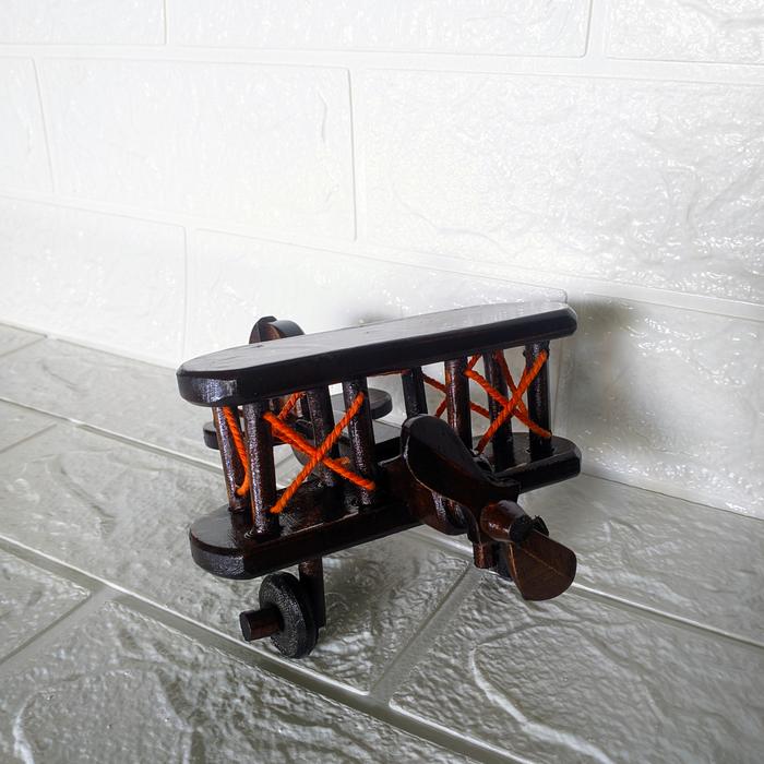 Gambar Hiasan dinding miniatur pesawat capung - Coklat tua, S dari nuansasolo undefined Tokopedia