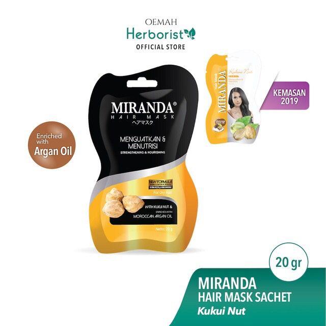 Gambar ( Sachet ) Miranda Hair Mask 20gr - Masker Rambut - Kukui Nut dari Sweet Pineapple @ undefined Tokopedia