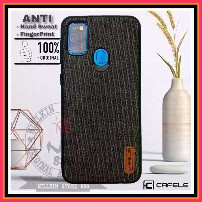 Gambar SAMSUNG GALAXY M21 M215 DENIM CAFELE ORIGINAL SOFT CASE FABRIC JEANS - Hitam dari Case Thebest undefined Tokopedia