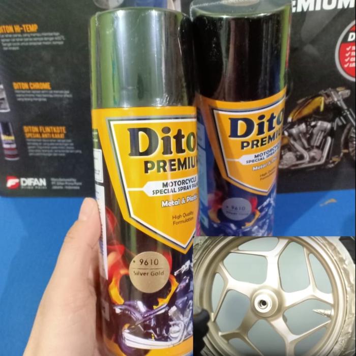 Gambar DITON Premium Silver Gold Titanium Bronze Alu Silver Magnesium (400cc) - CLEAR GLOSSY dari Baru Indah undefined 5 Tokopedia