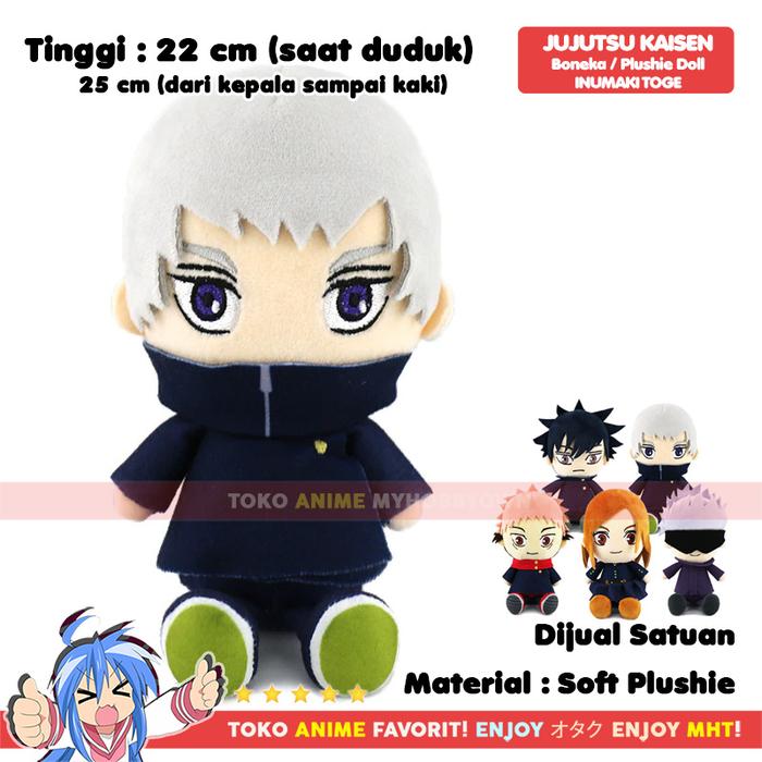 Gambar Boneka Jujutsu Kaisen Plush Doll Gojo Fushiguro Itadori Nobara Inumaki - Inumaki Toge dari Toko Anime MyHobbyTown undefined Tokopedia