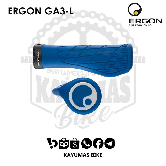 Jual GRIP ERGON GA3 L LARGE ERGONOMIC GRIPS MIDSUMMER BLUE