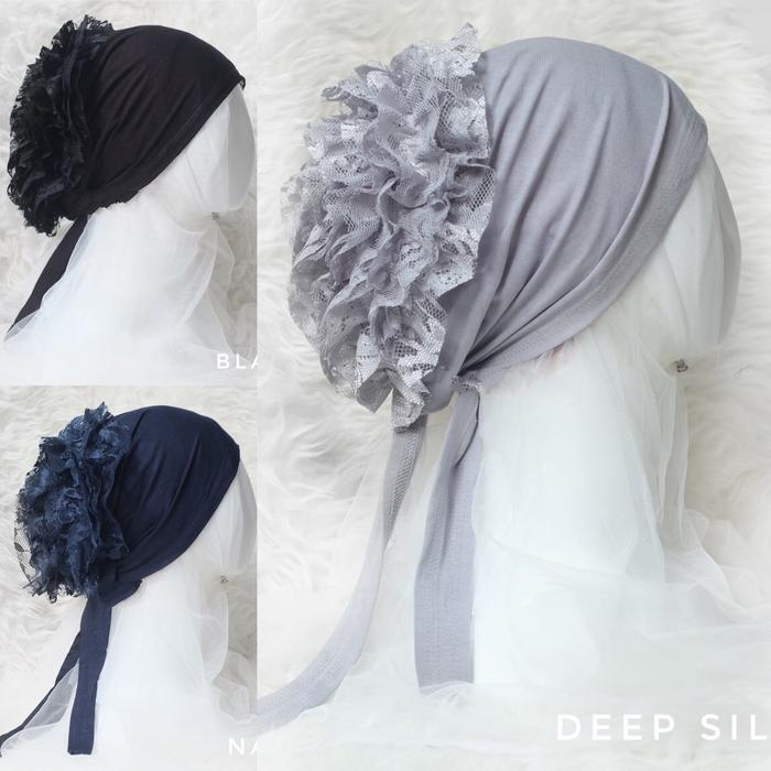Gambar Inner Cepol Turki Ciput Turki Cepol Rambut Hijab Daleman Jilbab Murah - Navy dari LARISH STORE undefined Tokopedia
