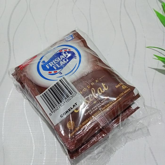 Gambar Susu Kental Manis FRISIAN FLAG Renceng isi 6 Sachet @40g - Cokelat dari TK.ZAM-ZAM undefined Tokopedia