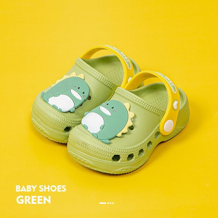 Gambar Sendal Sepatu crocs anak laki-laki/perempuan motif lucu - Grass Green, inner length 18 dari Vitoma Outfit undefined Tokopedia
