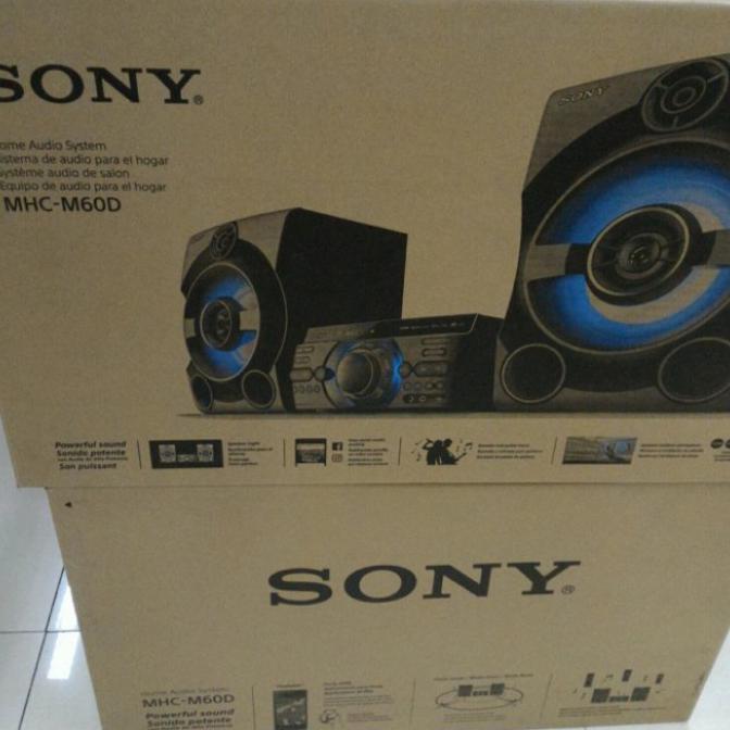 Jual SONY HIGH POWER AUDIO SYSTEM WITH DVD MHC-M60D Jakarta