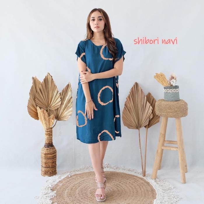 Gambar DASTER BALI SHIBORI - Navy dari Sukawati Souvenir undefined Tokopedia
