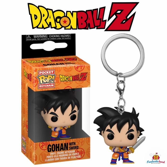 Original Pocket Pop Keychain Dragon Ball Z Gohan With Sword