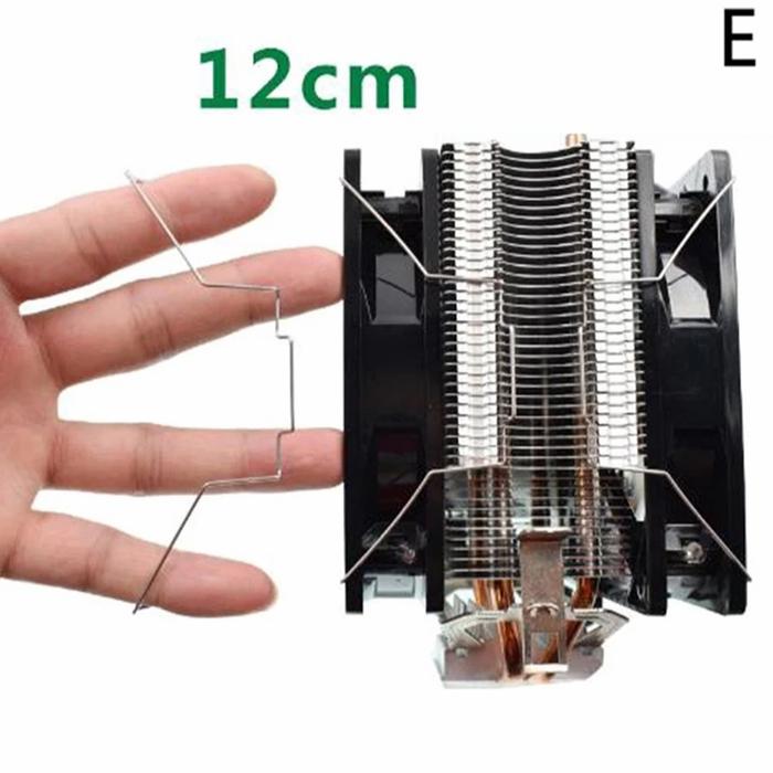 Gambar Klip bracket Fan kipas Cpu Cooler Tower Bracket 12cm heatsink - 12cm Panjang dari Sinar Pratama Store 11 undefined Tokopedia