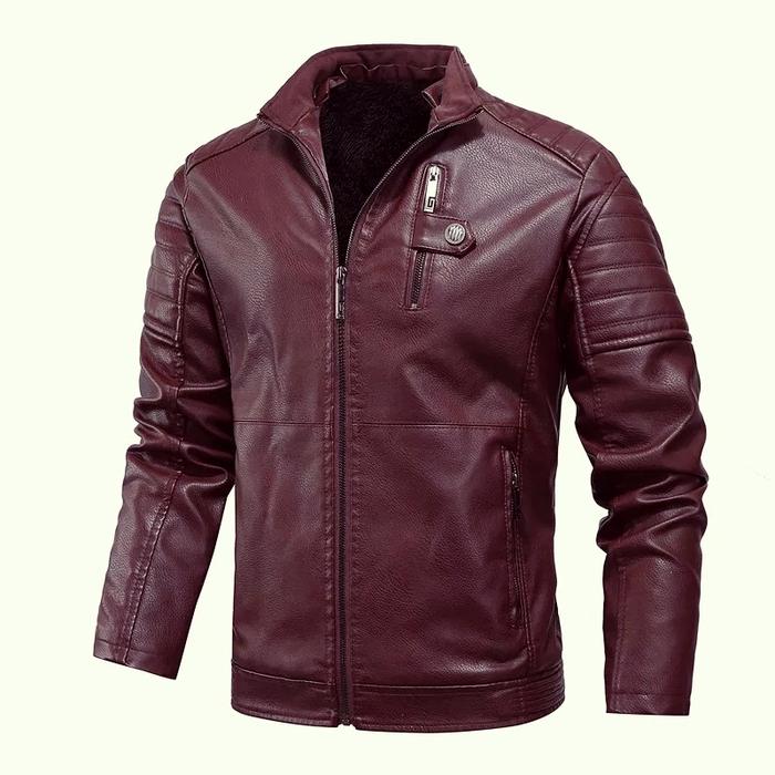 Gambar Jaket Kulit Domba Asli Super Berkualitas - maroon, XS dari Alfatih jaket kulit garut undefined Tokopedia