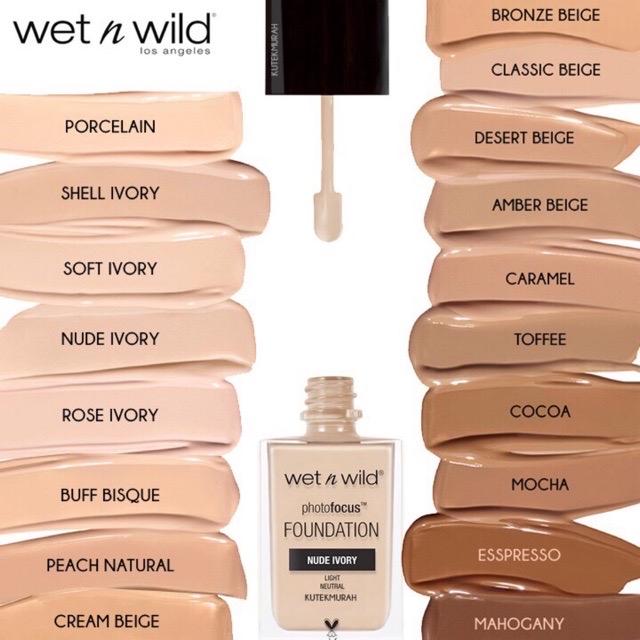 Gambar Wet n wild photofocus foundation 30ml - Rose ivory dari Revantakosmetik undefined Tokopedia