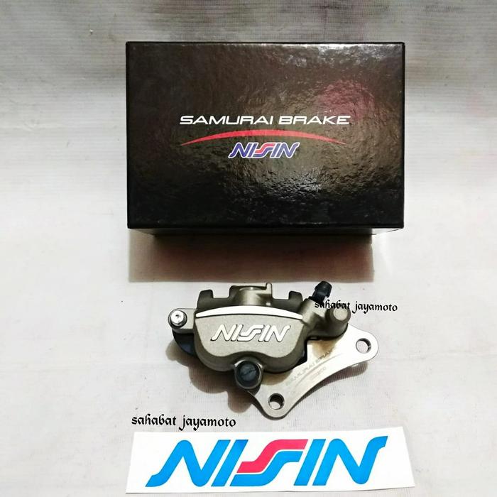 Gambar Kaliper Depan Nissin Samurai MioSmile MioSoul Fino MiOJ MioM3 Xeon - grey dari Sahabat motopart undefined Tokopedia