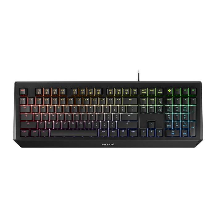 Gambar CHERRY MX 1.0 FS RGB / NBL - Full Size Mechanical Gaming Keyboard - Black RGB, Blue Switch dari GOODGAMINGSHOP undefined Tokopedia