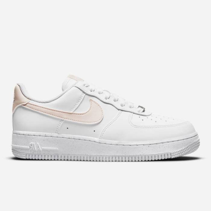 Jual Nike Air Force WMNS White Pale Coral Metallic Silver