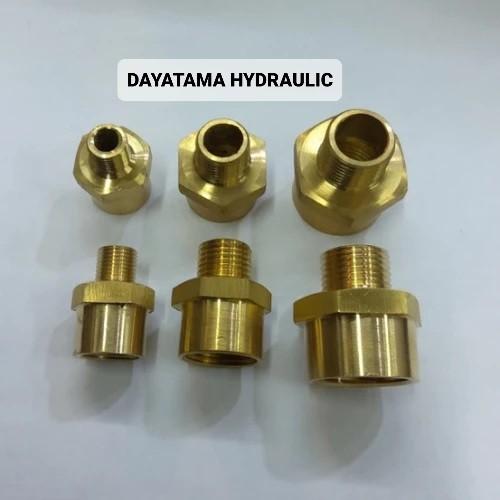 Gambar VLOCK SOCK KUNINGAN 3/4 LUAR X 1" DALAM dari Dayatama Hydraulic undefined Tokopedia