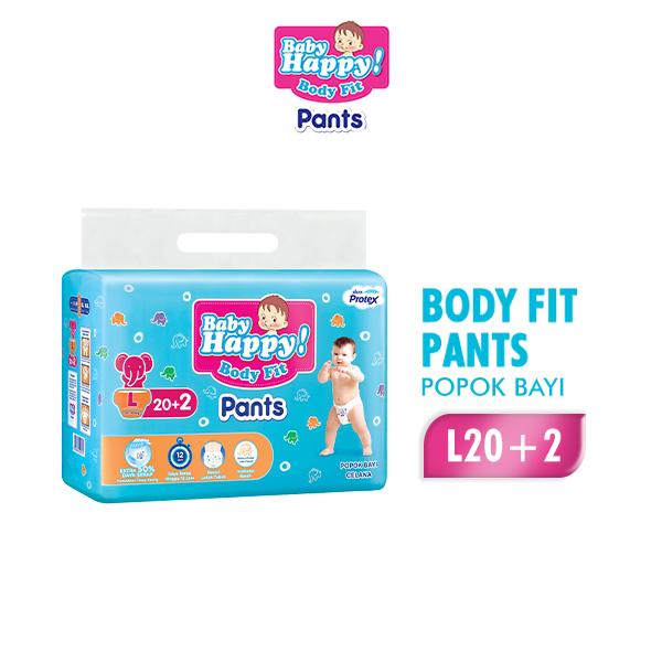 Promo Harga Baby Happy Body Fit Pants L20 20 pcs - Tokopedia