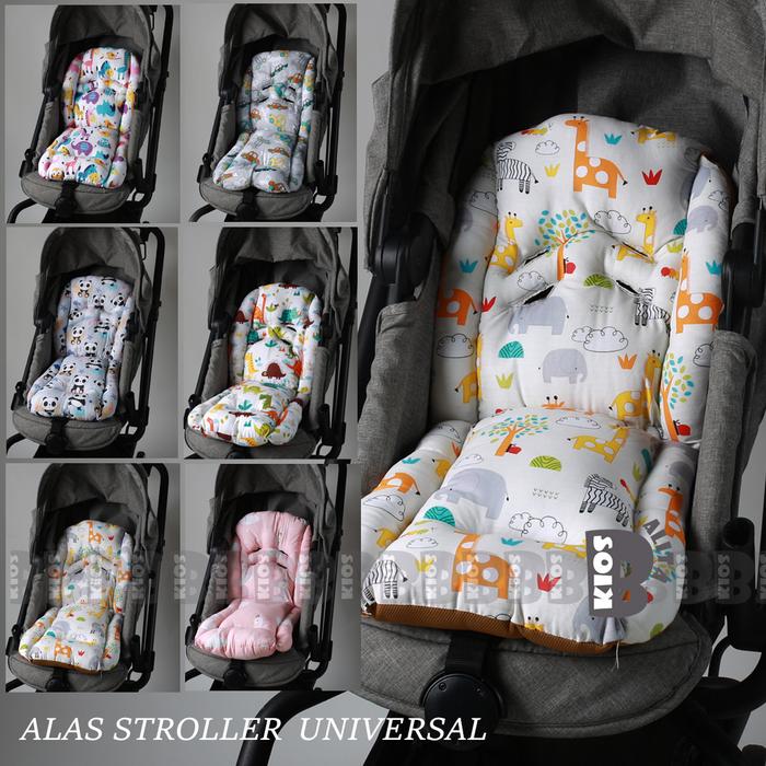 Gambar 5 LUBANG ALAS STROLER /UNIVERSAL STROLLER PAD / ALAS STROLLER CAR SEAT - random dari DUNIABAYI.ID undefined Tokopedia
