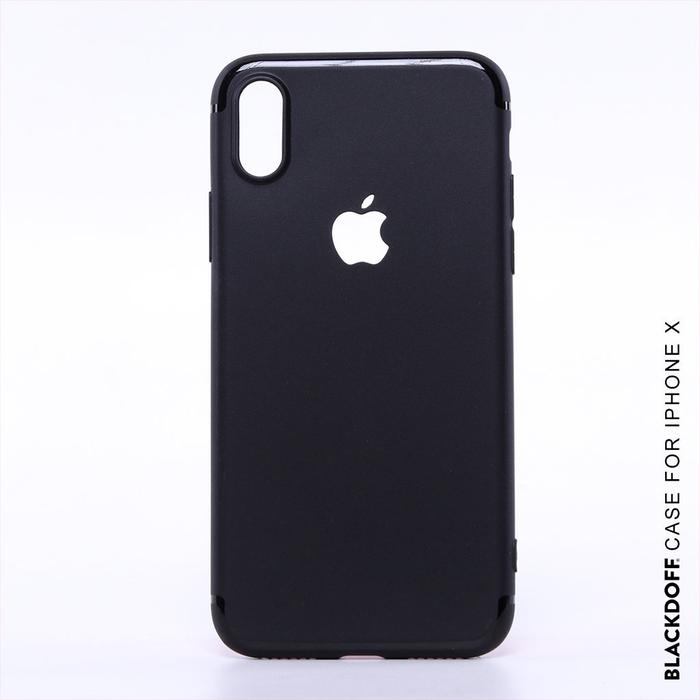 Gambar iPhone X | XR | XS | XS Max BLACKDOFF Softcase Case Apple Logo Ori - iphone x dari NEW GIZMOUS undefined Tokopedia