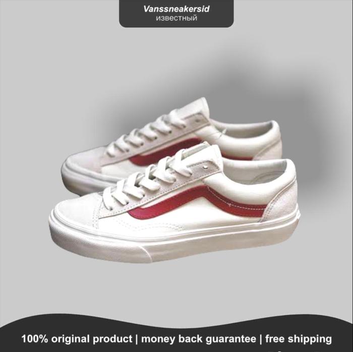 【箱付き】VANS style36 “MARSHMALLOW/RED\" VANS STYLE 36 Original / Mashmallow Red รีวิว - YouTube