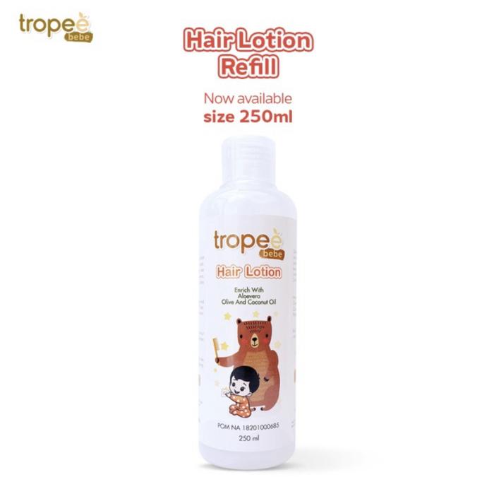 Gambar tropee bebe hair lotion,candlenut oil kukui,shampoo - HAIR LOTION 250 dari sweetmombaby undefined Tokopedia